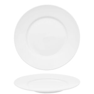 CLASSIC WHITE - PIATTO PIANO CM 26 CON FALDA 01120H