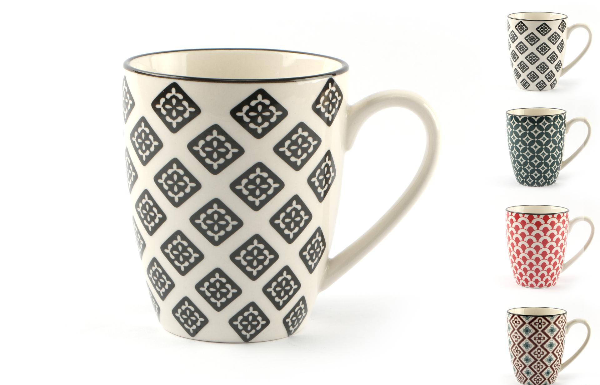 MOSAIK-TAZZA MUG DECORI ASSORTITI RH9934L - Auteri Hotellerie