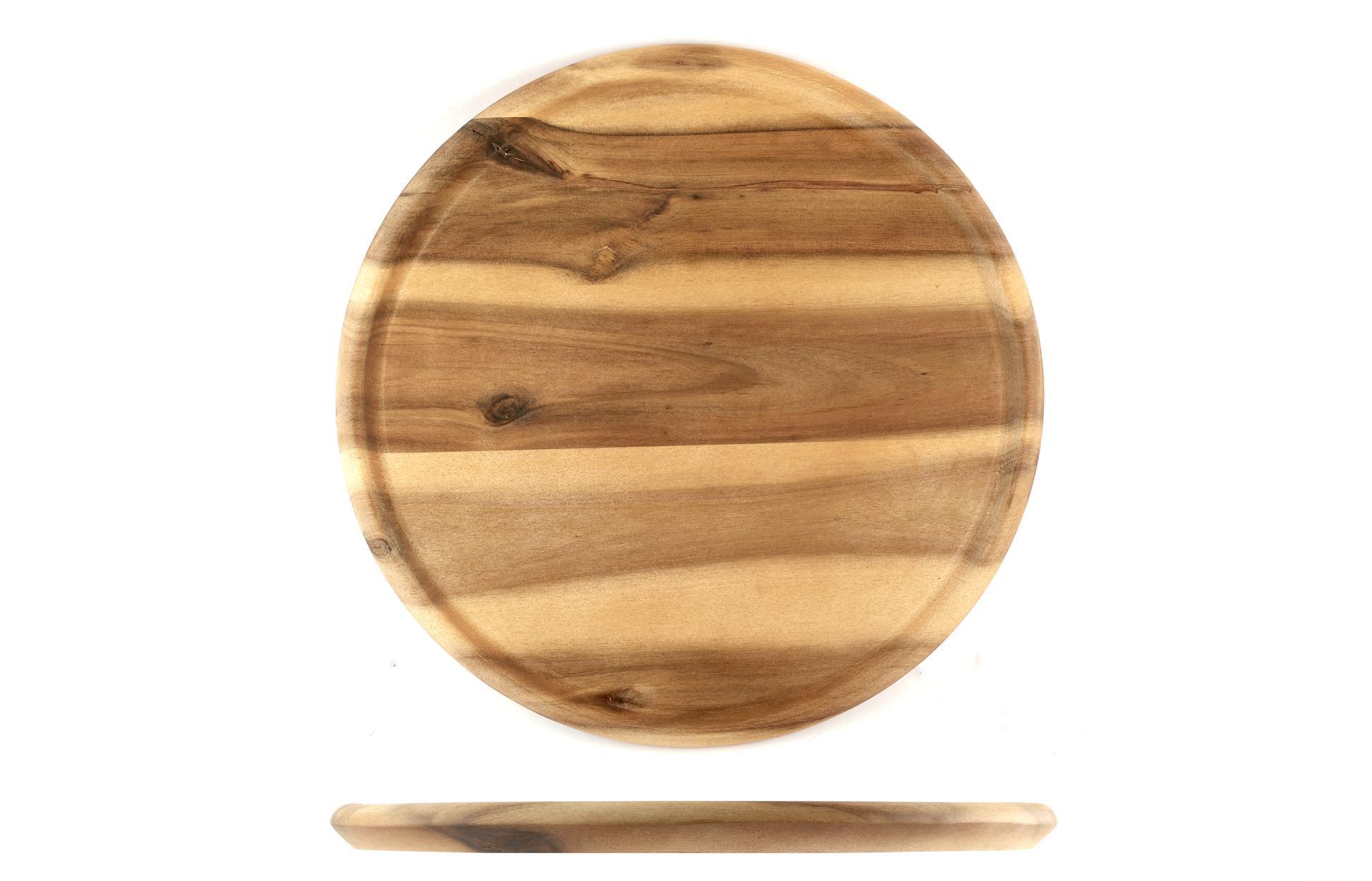 Tala Tagliere quadrato con doppio manico, in legno di acacia naturale, con manici, perfetto per la preparazione degli alimenti, presentazione e servire, ideale per esporre salumi 41,5 x 30,5 x 1,5 cm