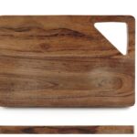 ACACIA-TAGLIERE RETT.CM 28X19XH.1,5 CON FORO APPENDIBILE