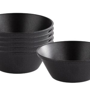 DIP BOWLS-SET 6 COPPETTE INOX GRIGIO SCURO CM 6H2,5 ML40 - immagine 1