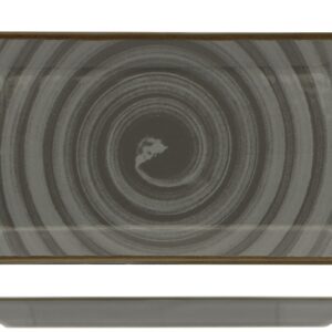 VORTEX GRIGIO - KIMI PIATTO RETTANGOLARE CM29X17,5 - immagine 1