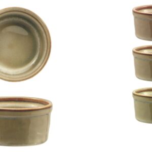 JUSTCOLOR REACTIVE-CONFEZIONE 3 RAMEQUIN IN PORCELLANA CM.6 H.3,4 - immagine 1