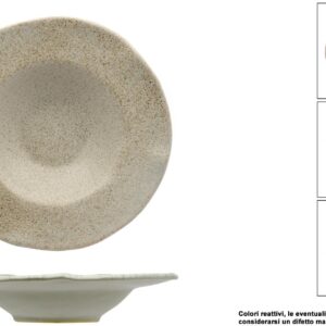 ANTIQUA-PASTA BOWL ORGANIC CM.28 IN GRES PORCELLANATO - immagine 1