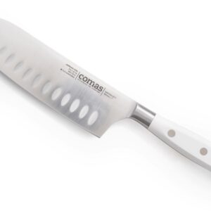 MARBLE COLTELLO SANTOKU INOX CM 30 MANICO BIANCO 2,5MM - immagine 1