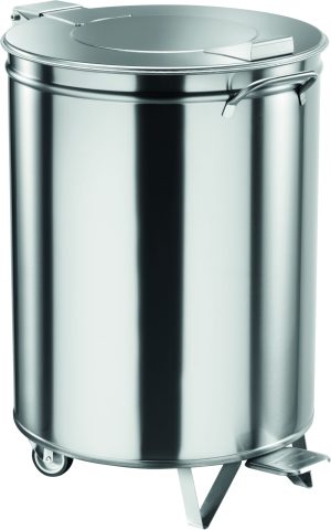 PORTARIFIUTI 100L RUOTE/PEDALE
