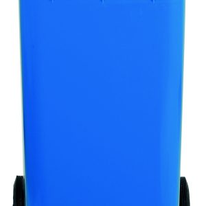 PATTUMIERA POLIETILENE RUOTE - BLU