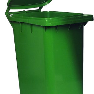 PATTUMIERA POLIETILENE RUOTE - VERDE