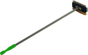 SPAZZOLA DOPPIA INOX/OTTONE 110(h)cm