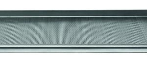 TEGLIA RETTANG. FORATA ALLUMINIO 60x40x2