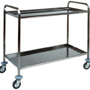 CARRELLO INOX - 3 PIANI STAMPATI