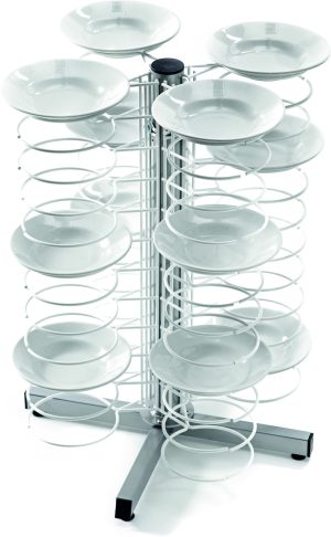 PORTAPIATTI DA BANCO - 48 PIATTI 18/23 - GRIGLIE VERNICIATE