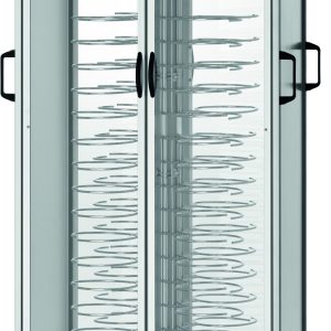 CARRELLO PORTAPIATTI ARMADIATO - 88 PIATTI 18/23 - GRIGLIE VERNICIATE