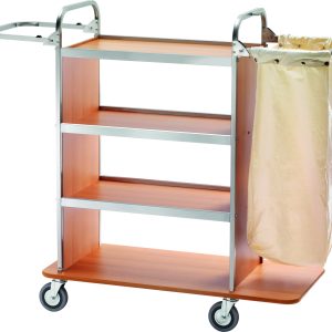 CARRELLO PORTABIANCHERIA - 4 PIANI - 2 SACCHI