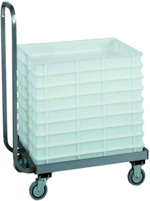 CARRELLO PORTACASSETTE IMPASTI PIZZA - MANICO