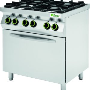 CUCINA 4 FUOCHI GAS CON FORNO ELETTRICO VENTILATO