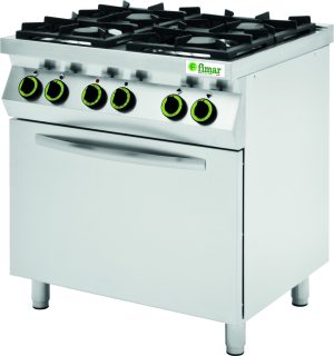 CUCINA 4 FUOCHI GAS CON FORNO ELETTRICO VENTILATO