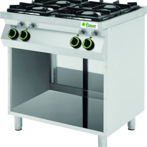 CUCINA 4 FUOCHI A GPL CON VANO A VISTA