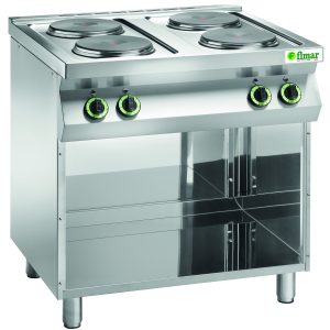 CUCINA 4 PIASTRE ELETTRICHE CON PORTE
