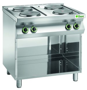CUCINA 4 PIASTRE ELETTRICHE CON PORTE