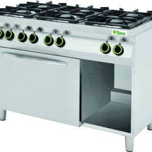 CUCINA 6 FUOCHI GAS CON FORNO ELETTRICO VENTILATO
