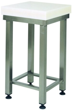 CEPPO POLIETILENE + SGABELLO INOX 100 x 50