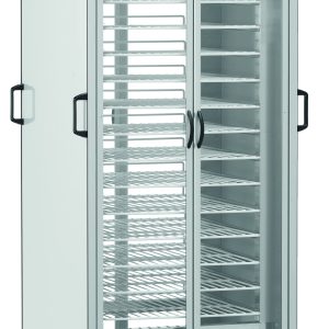 CARRELLO PORTAPIATTI ARMADIATO - 10xGN2/1 - GRIGLIE VERNICIATE