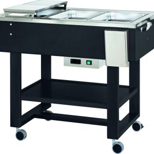 CARRELLO LEGNO TERMICO BOLLITI-ARROSTI - CARBON