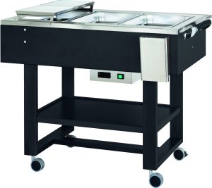 CARRELLO LEGNO TERMICO BOLLITI-ARROSTI - CARBON