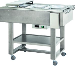 CARRELLO LEGNO TERMICO BOLLITI-ARROSTI - CENERE