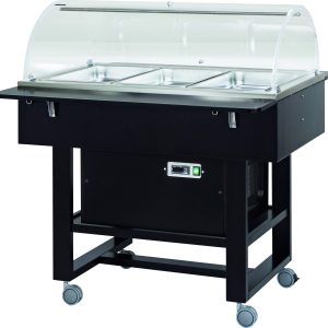 CARRELLO REFRIGERATO LEGNO 3x1/1 CUPOLA SEMICIRCOLARE