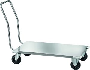 CARRELLO INOX TRASPORTO PESANTE - PIANALE BASSO