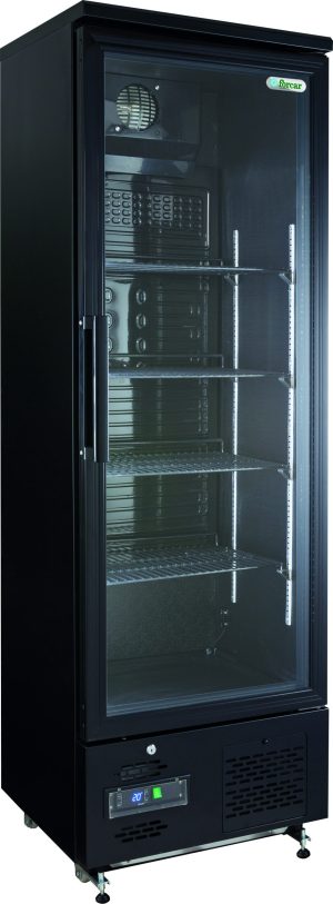 BOTTLE COOLER REFRIGERATO STATICO NERO +2+8°C