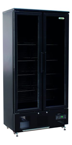 BOTTLE COOLER REFRIGERATO STATICO NERO +2+8°C