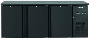 RETRO BANCO BAR VENTILATO NERO +2+8°C H=840