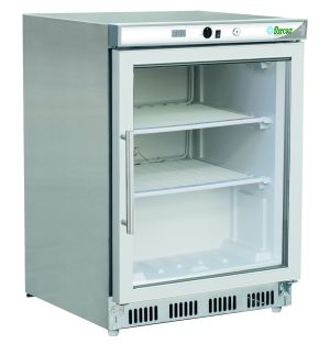 ARMADIO REFRIGERATO ECO STATICO INOX -18-22°C C/VETRO