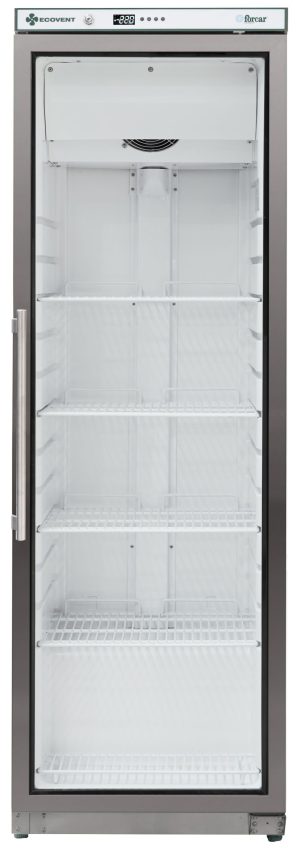 ARMADIO REFRIGERATO ECO VENTILATO INOX -18-22°C C/VETRO