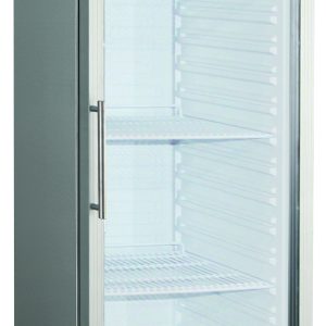 ARMADIO REFRIGERATO ECO STATICO INOX +2+8°C C/VETRO
