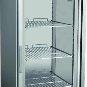 ARMADIO REFRIGERATO INOX VENTILATO -18-22°C  C/VETRO
