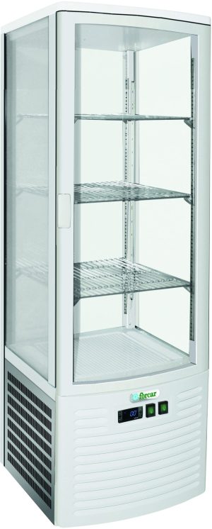 VETRINA 4 LATI REFRIGERATA VENTILATA +2+8°C BIANCO