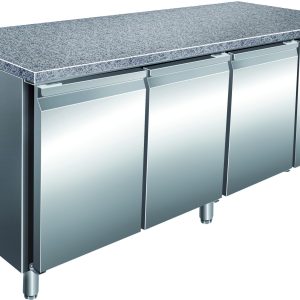TAVOLO REFRIGERATO VENTILATO PASTICCERIA +2+8°C GRANITO