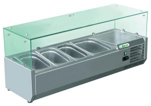 VETRINA REFRIGERATA PIZZA +2+8°C GN1/3+1/2