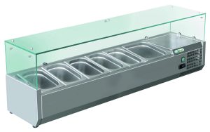 VETRINA REFRIGERATA PIZZA +2+8°C GN1/3+1/2