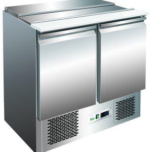 SALADETTE REFRIGERATA STATICA +2+8°C INOX+POLIETILENE