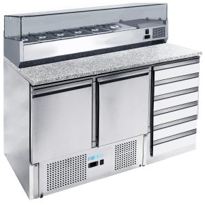 BANCO PIZZA REFRIGERATO STATICO