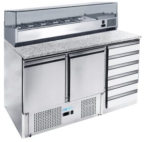 BANCO PIZZA REFRIGERATO STATICO