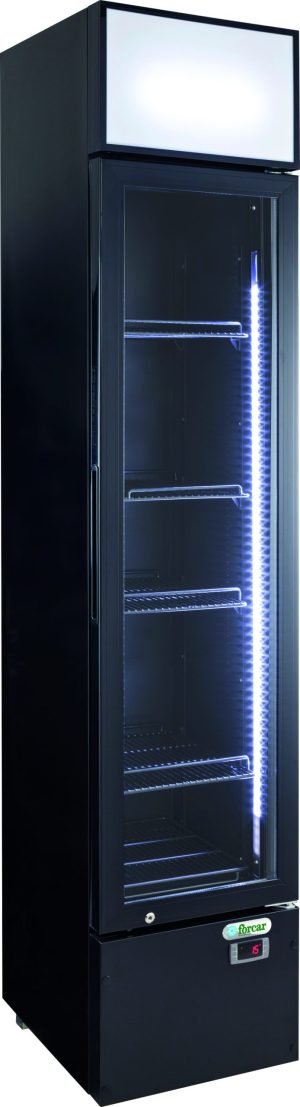 ARMADIO SNACK REFIGERATO STATICO 0+10°C - NERO