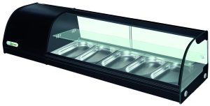 VETRINA REFRIGERATA PER TAPAS +4 +8°C RIPIANO VETRO