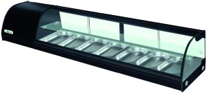 VETRINA REFRIGERATA PER TAPAS +4 +8°C RIPIANO VETRO