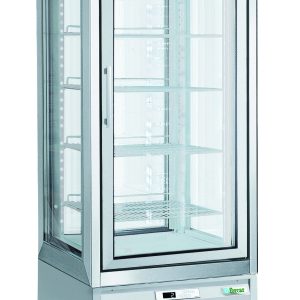 VETRINA 4 LATI ESPOSITIVI PER PASTICCERIA -2°C +15°C
